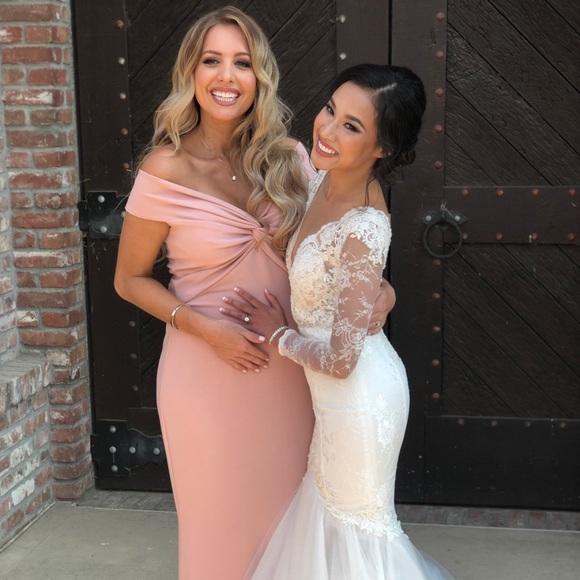 Katie May Liu Bridesmaid Gown in Dusty Rose - Picture 5 of 5